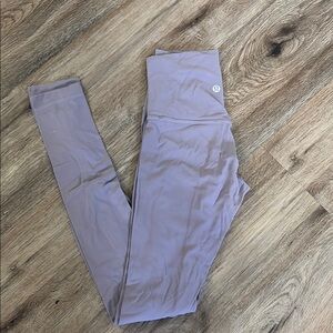 Lululemon Lavender High-Waisted Leggings